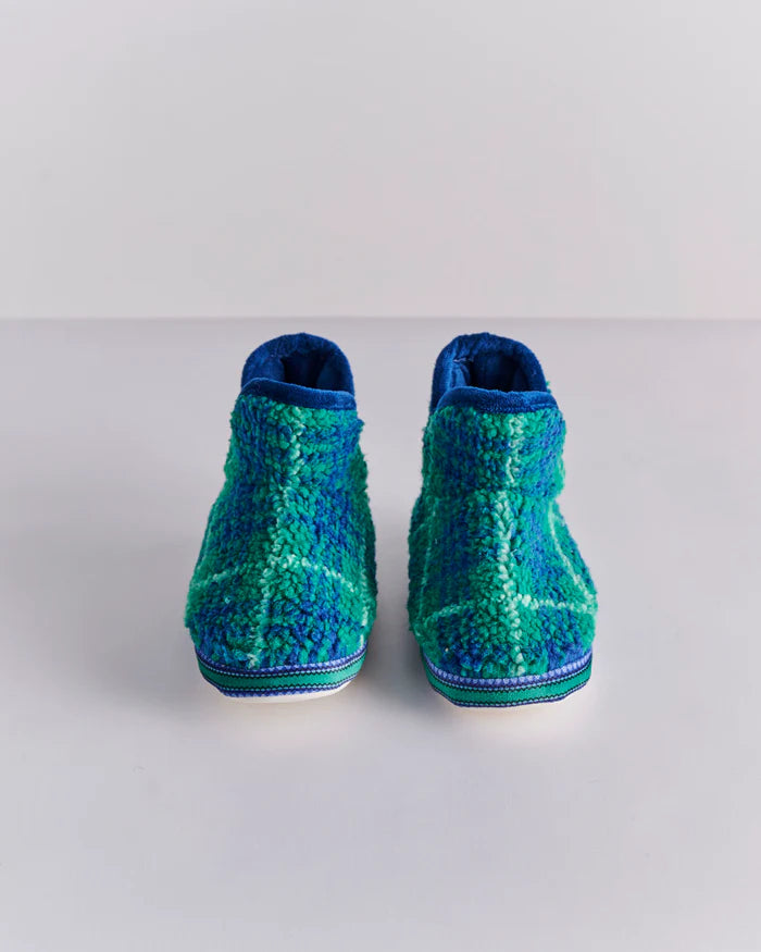 Wilderness Tartan Sherpa Kids Ankle Boot | Kip & Co