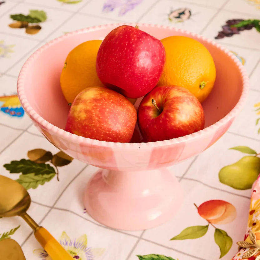 Pink Stripe Fruit Bowl One Size | Kip & Co