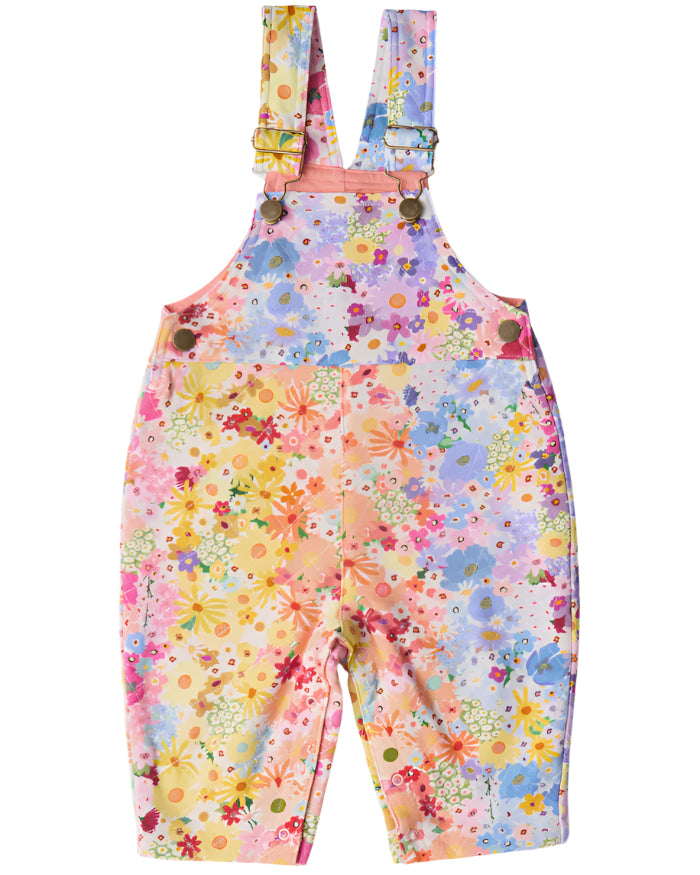 Posie Lane Organic Cotton Quilted Fleece Overalls | Kip & Co