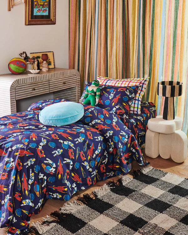 Outer Space Organic Cotton Quilt Cover | Kip & Co