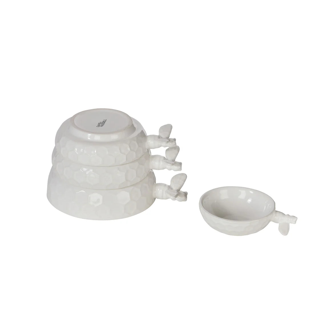 Wildflower & Hive Measuring Cups White | Davis & Waddell