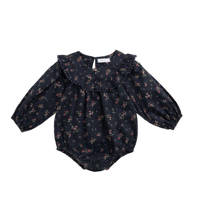 Organic Cotton Malia Playsuit | Bianca Noir | Jamie Kay