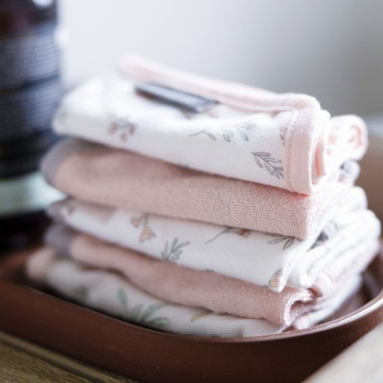 Towelling Washer 6pk - Harvest Bunny | The Little Linen Company