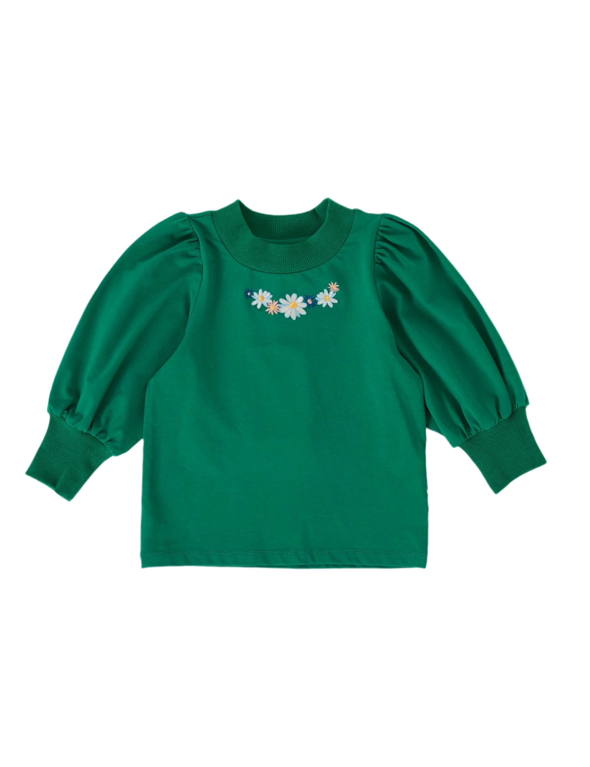 EDEN EMBROIDERED PUFF SLEEVE TOP | Goldie + Ace