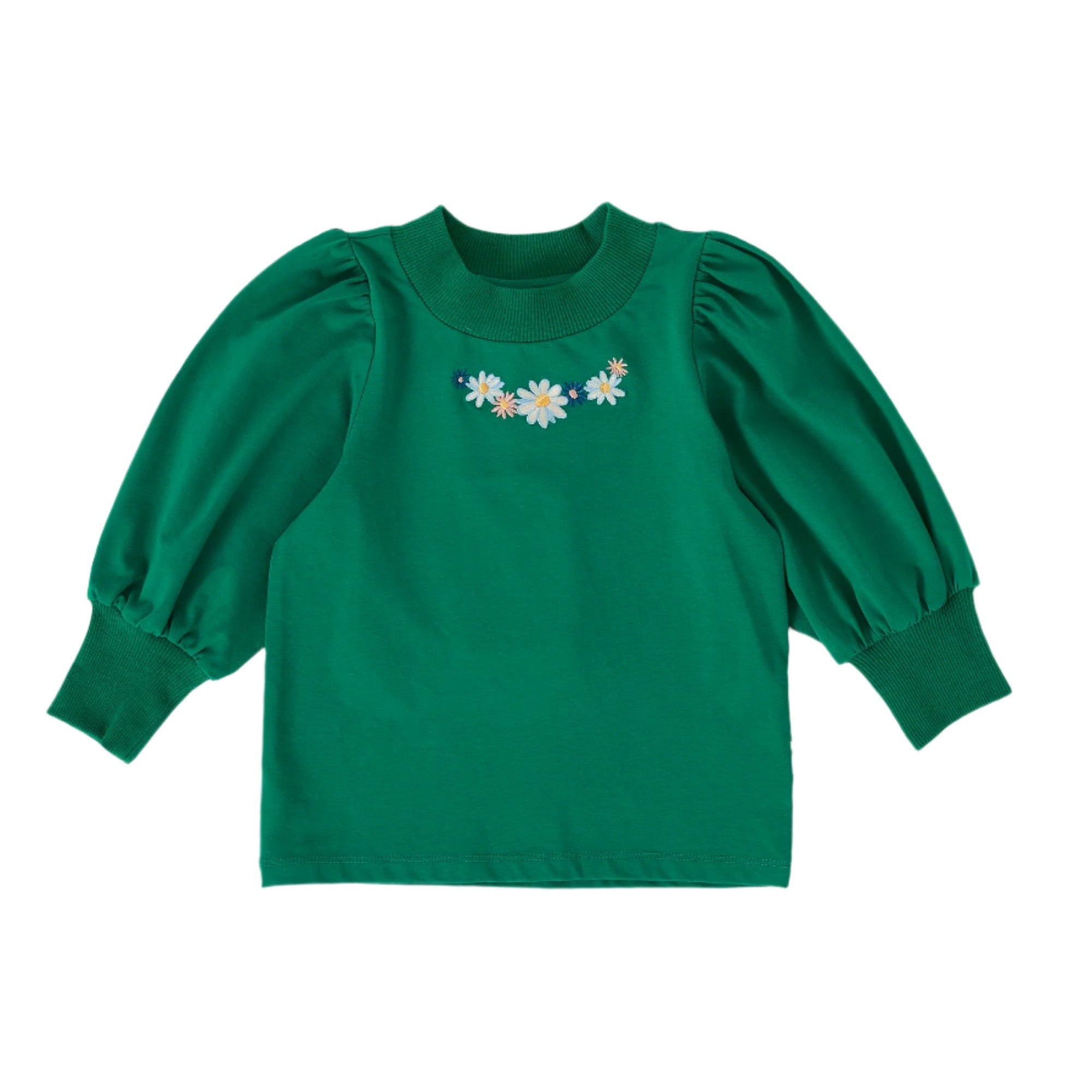 EDEN EMBROIDERED PUFF SLEEVE TOP | Goldie + Ace