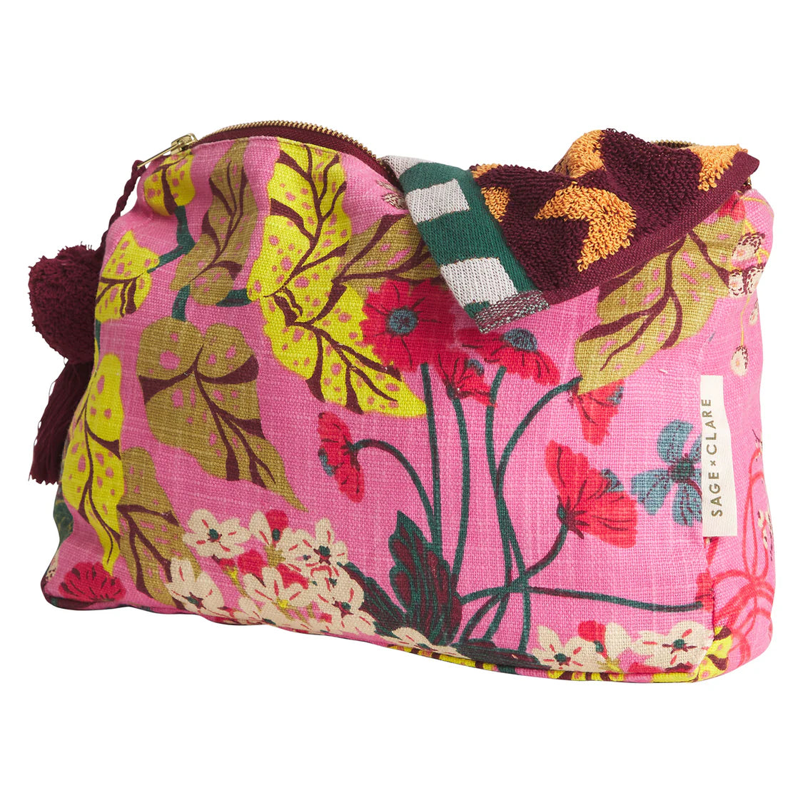 Genevieve Cosmetic Bag | Sage & Clare
