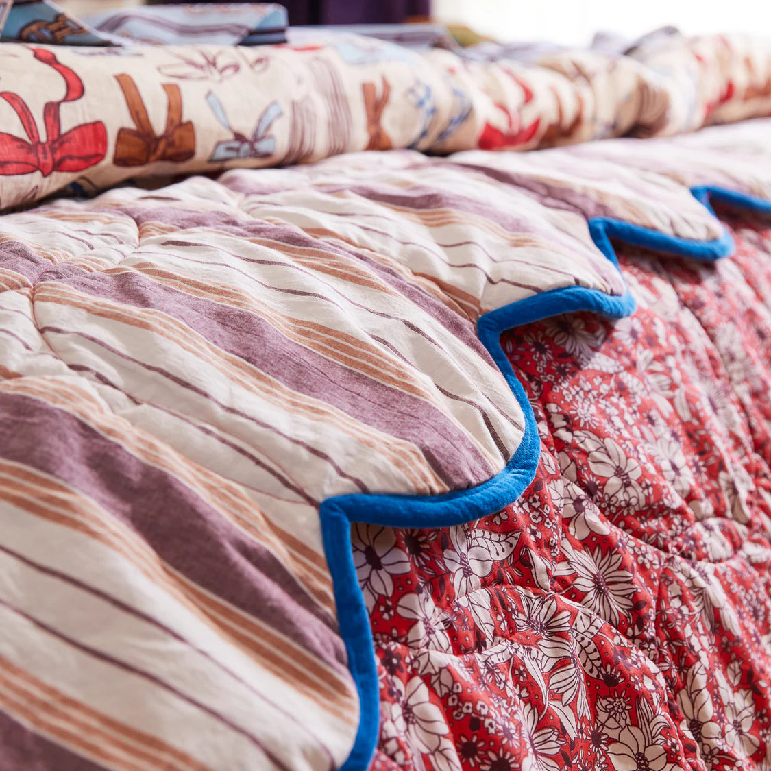 Evette Scalloped Quilted Coverlet | Sage & Clare
