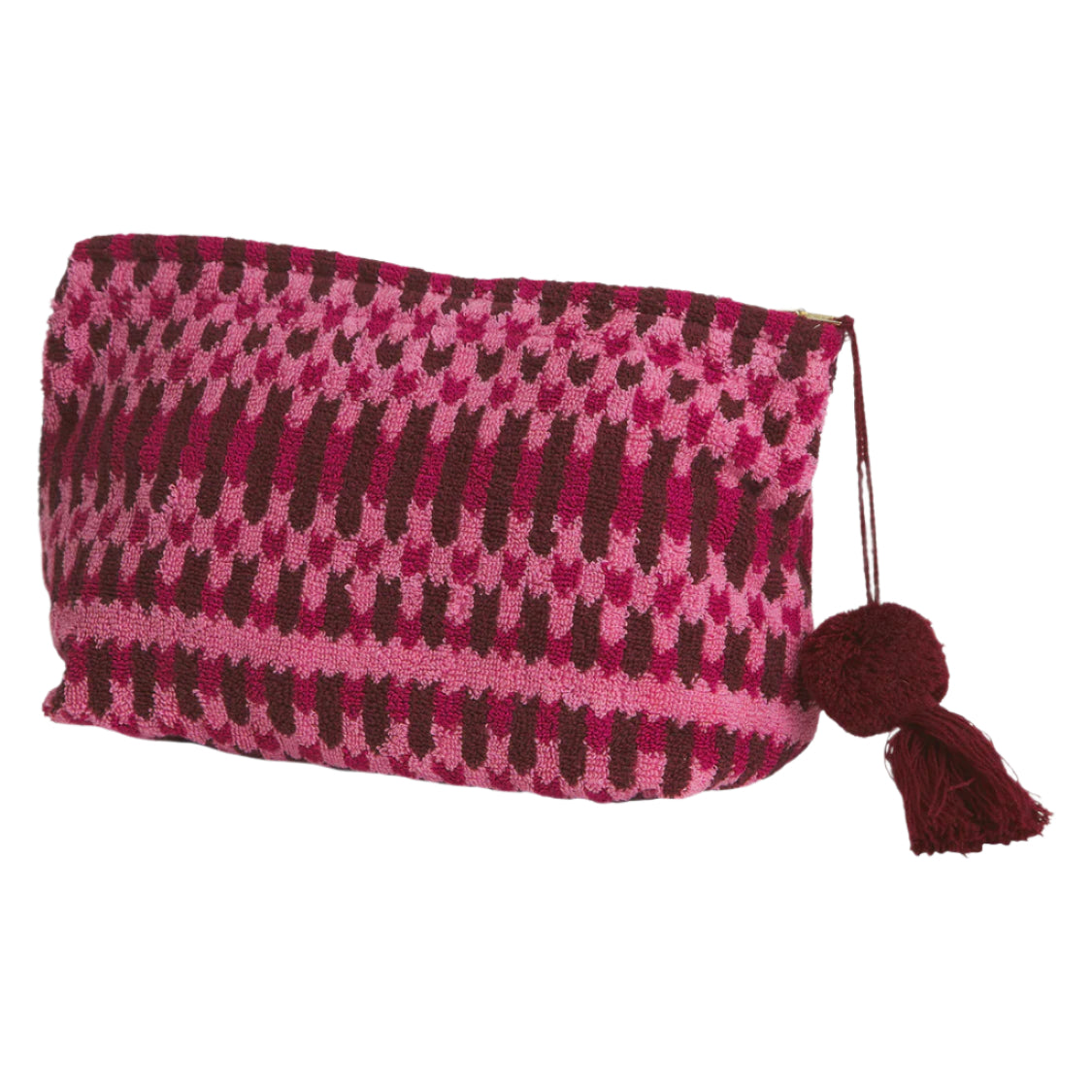 Arlette Terry Pouch Large - Cosmo Pink | Sage x Clare