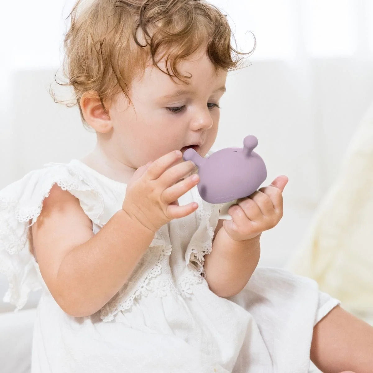 Mushroom Teether - Lavendar | Mombella