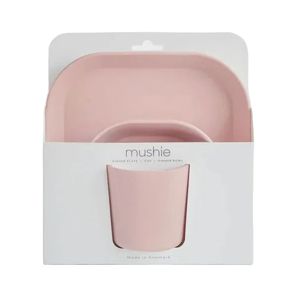 Dinnerware Set - Square - Blush | Mushie