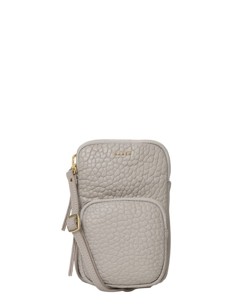 Nikko Pocket Phone Sling | Dove Bubble | Saben