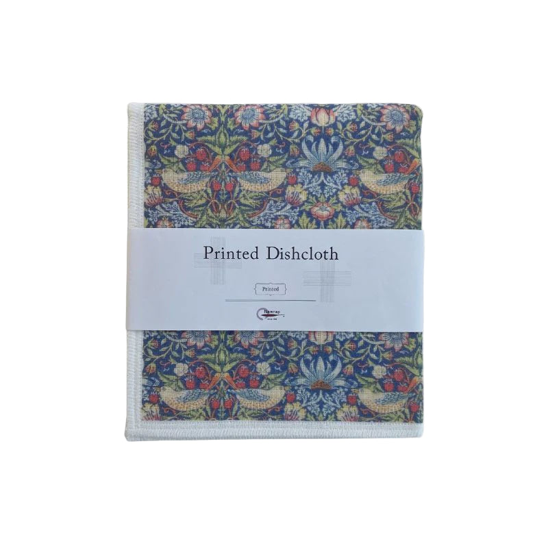 NAWRAP DISH CLOTH 35X40CM - STRAWBERRY THIEF