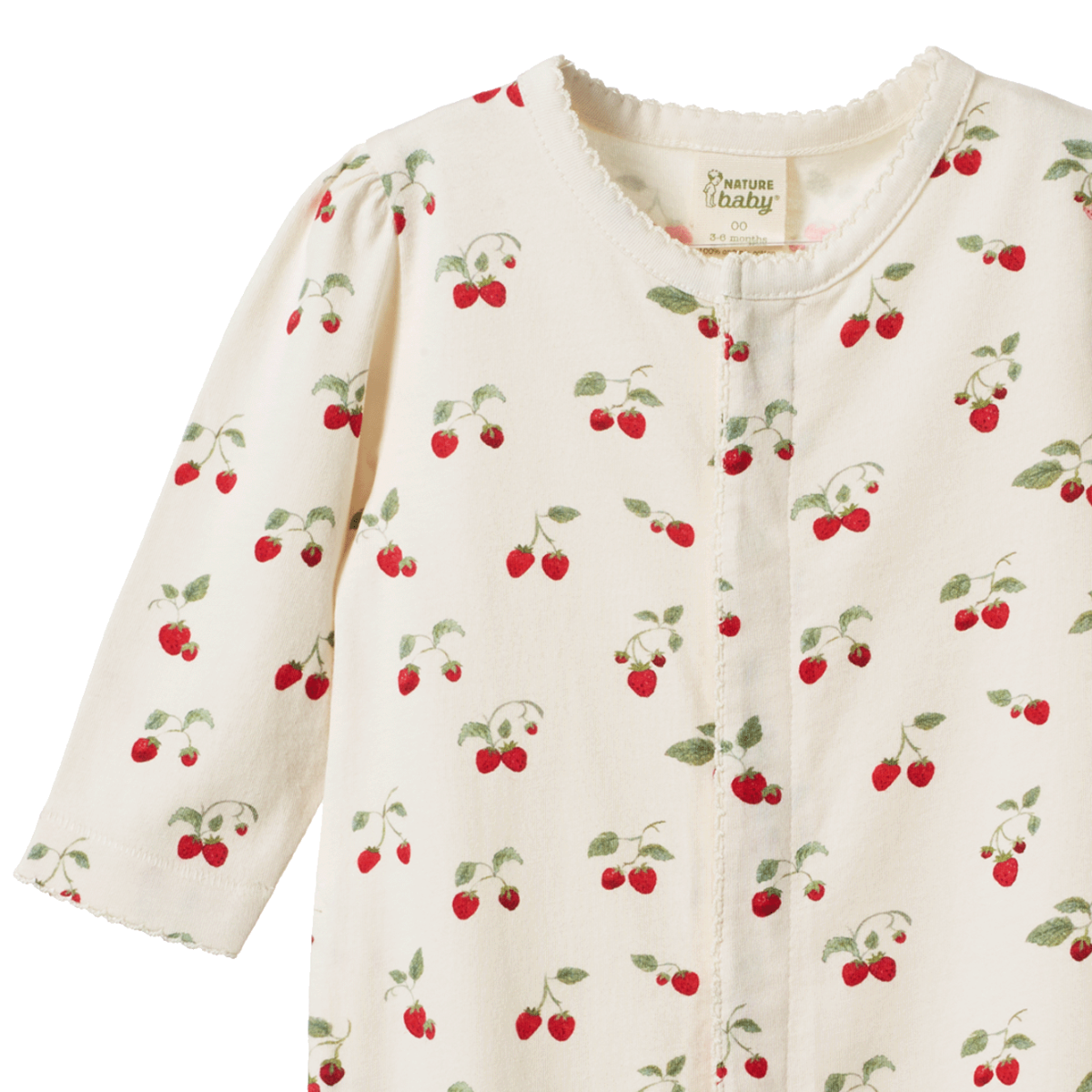 LUCY SUIT. Strawberry Blush Print | Nature Baby
