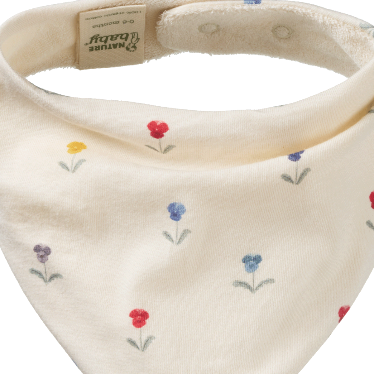 TRIANGLE BIB - Delphine Print | Nature Baby