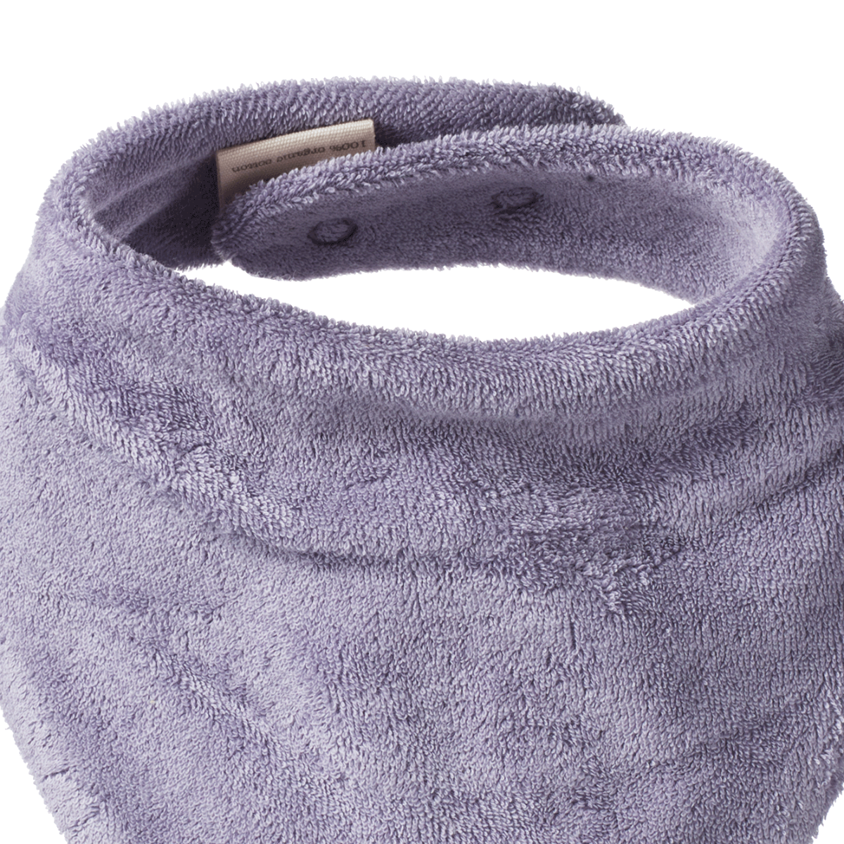 TRIANGLE BIB TERRY - Periwinkle | Nature Baby