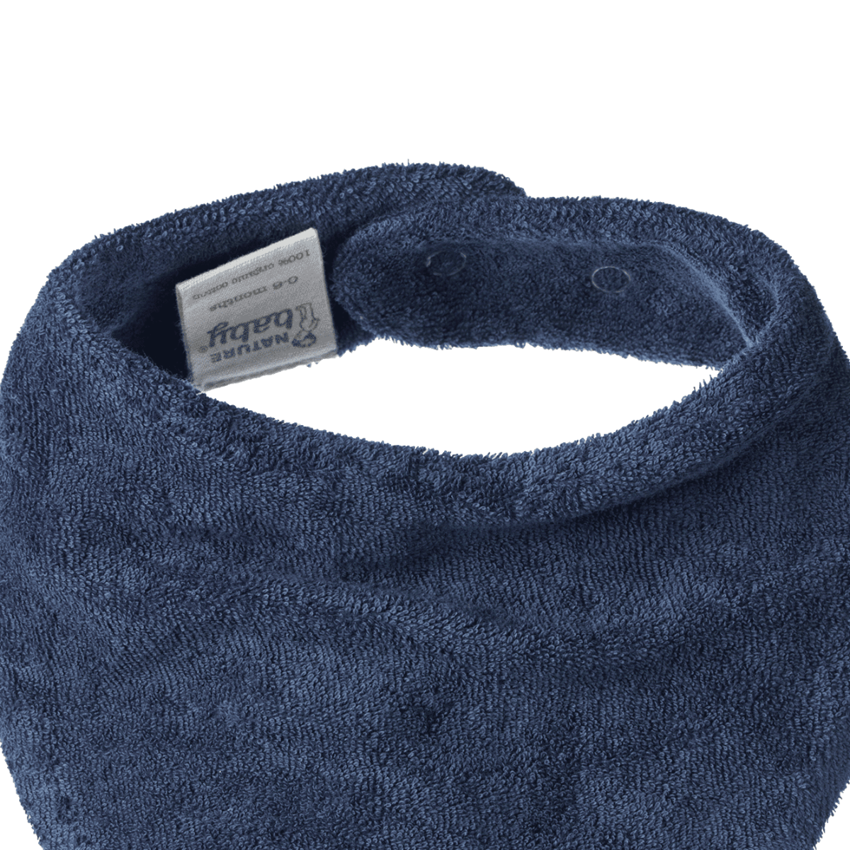 TRIANGLE BIB TERRY - Vintage Indigo | Nature Baby
