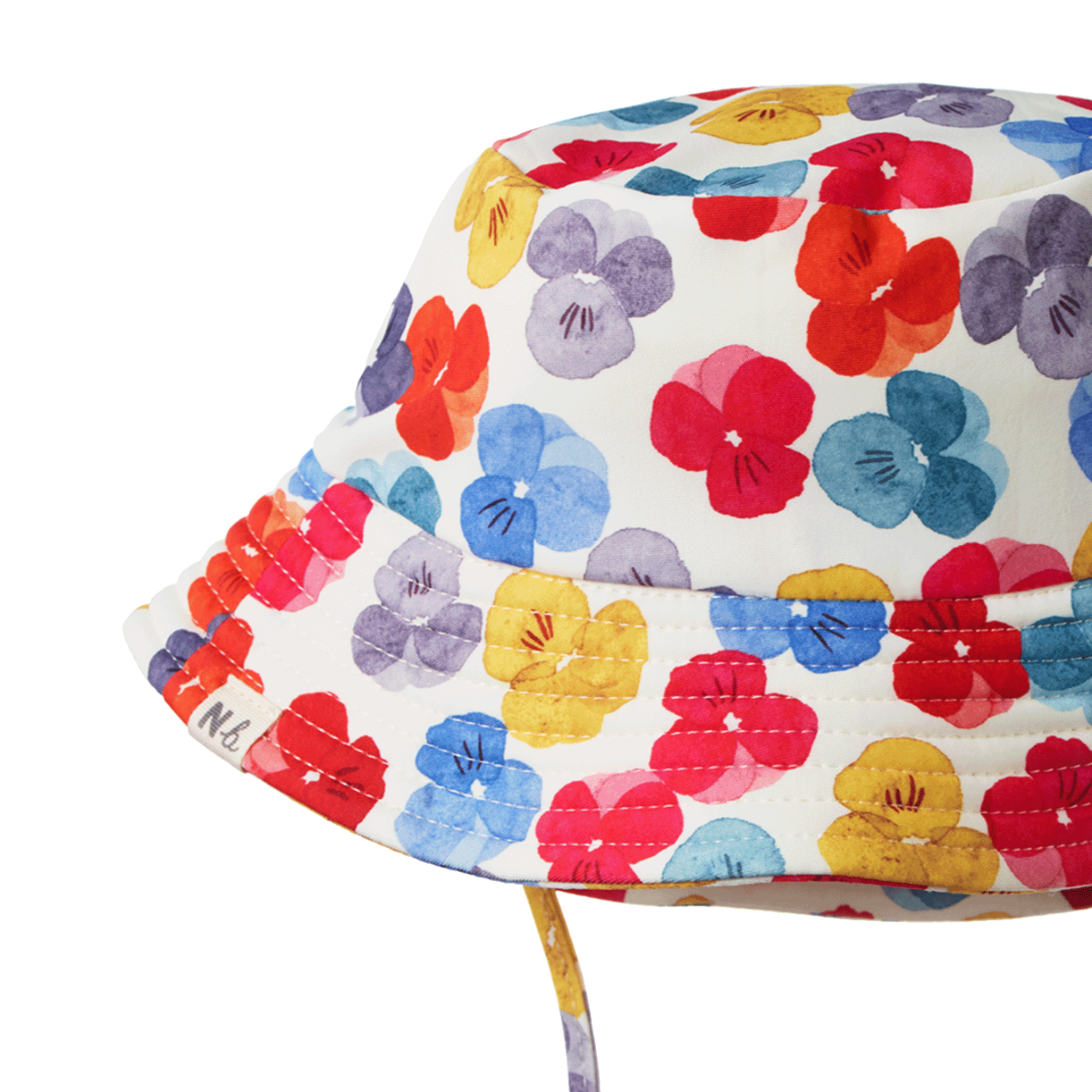 SPLASH SUNHAT | Painted Delphine Print | Nature Baby