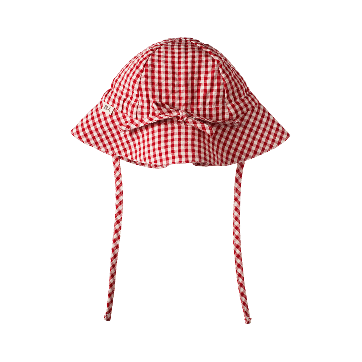 GINGHAM SUNHAT. Red Check | Nature Baby