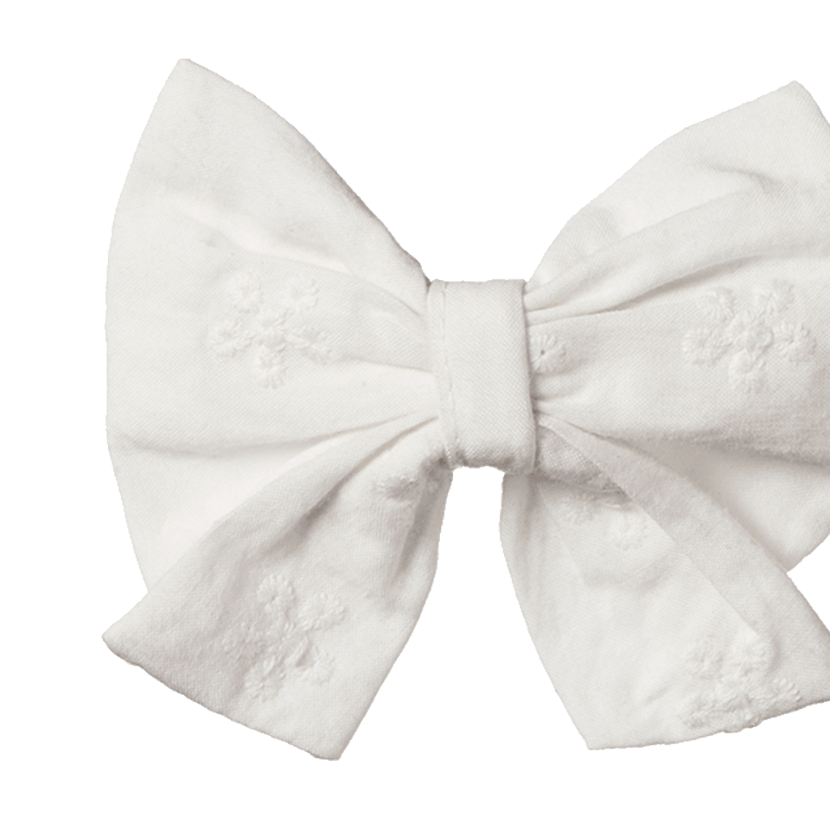BOW HAIRCLIP || IVORY FLORA | Nature Baby