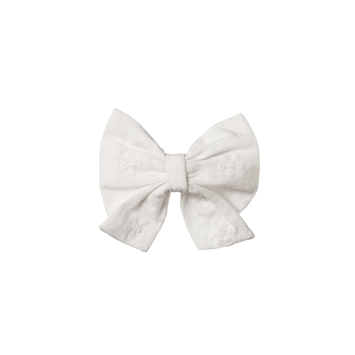 BOW HAIRCLIP || IVORY FLORA | Nature Baby