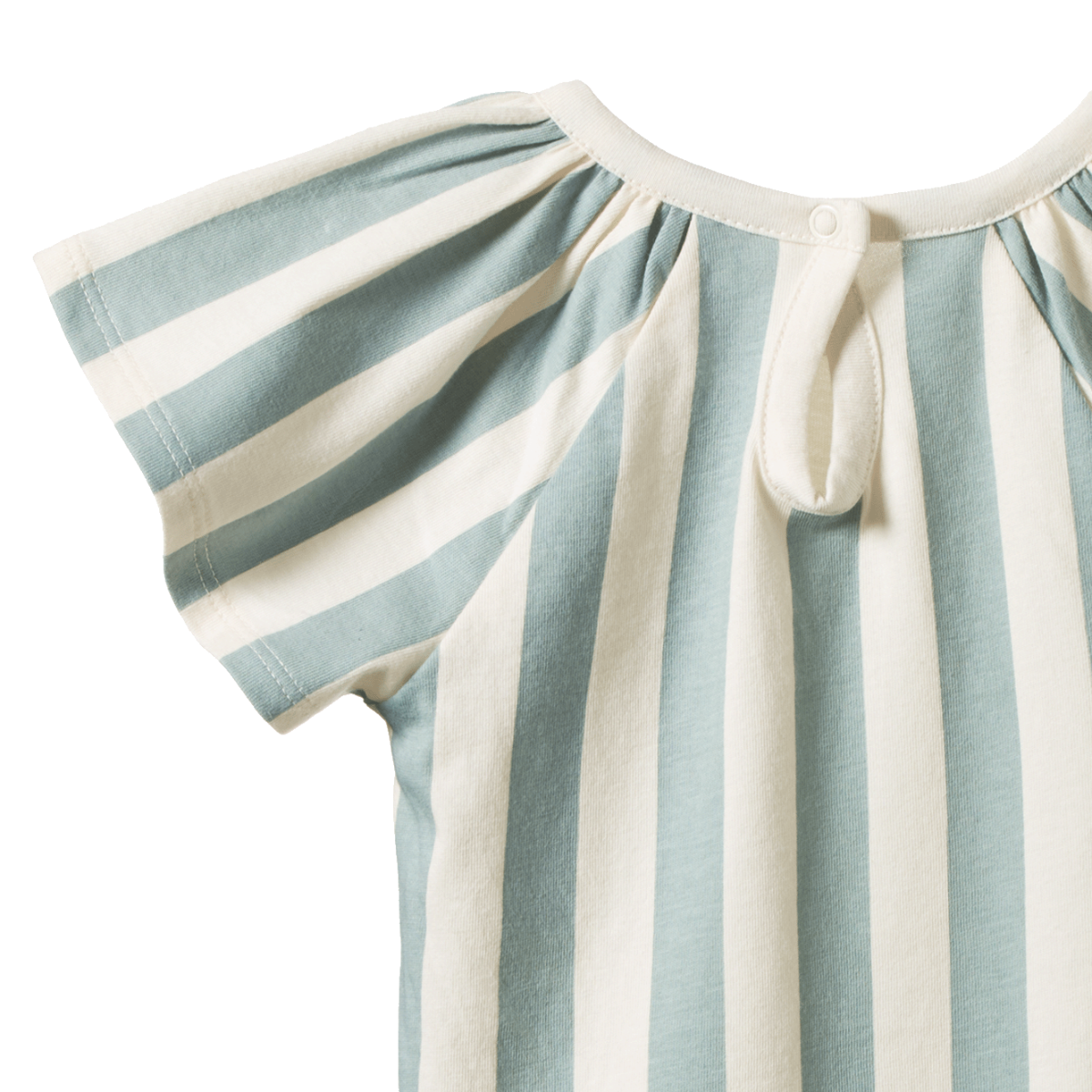 FAYE BODYSUIT. Star Dew Stripe | Nature Baby