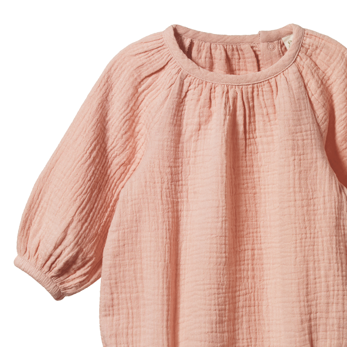 Muslin Meadow Bodysuit - Rose Dust | Nature Baby