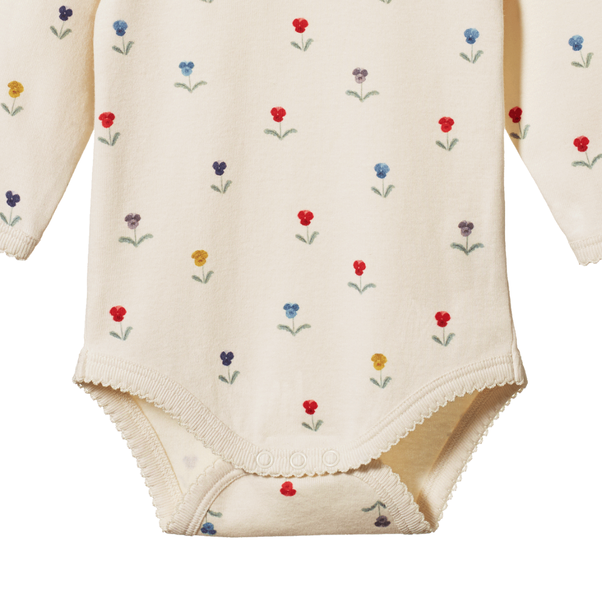 LONG SLEEVE BODYSUIT - Delphine Print | Nature Baby