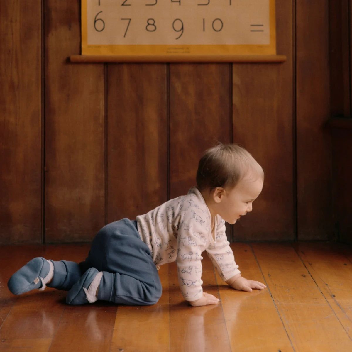 DRAWSTRING PANTS - Vintage Indigo | Nature Baby