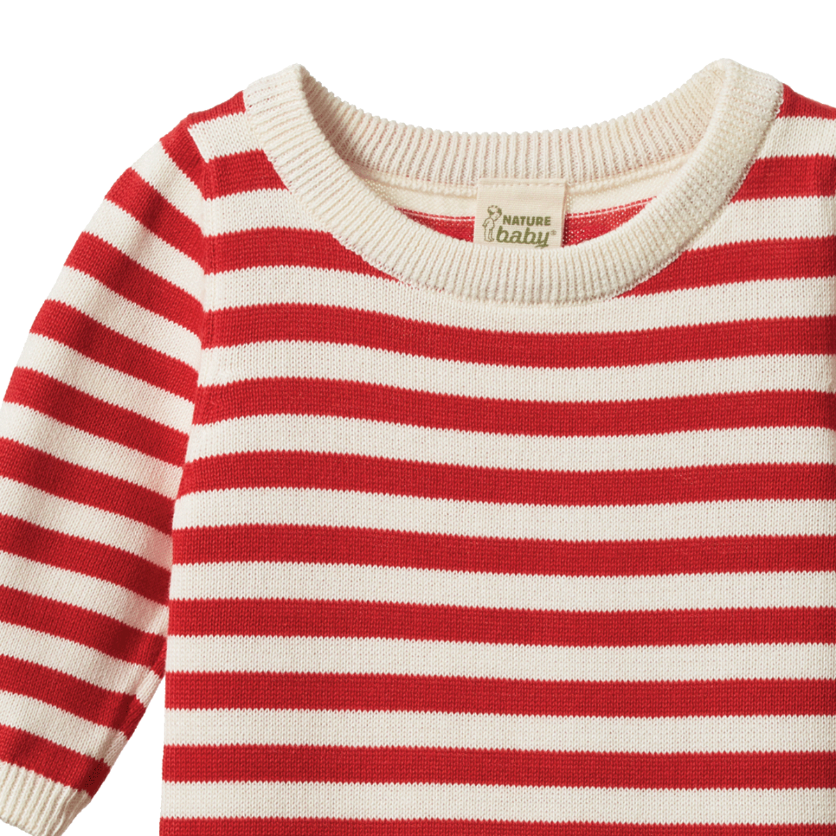 SAWYER BODYSUIT || Red Sea Stripe |Nature Baby