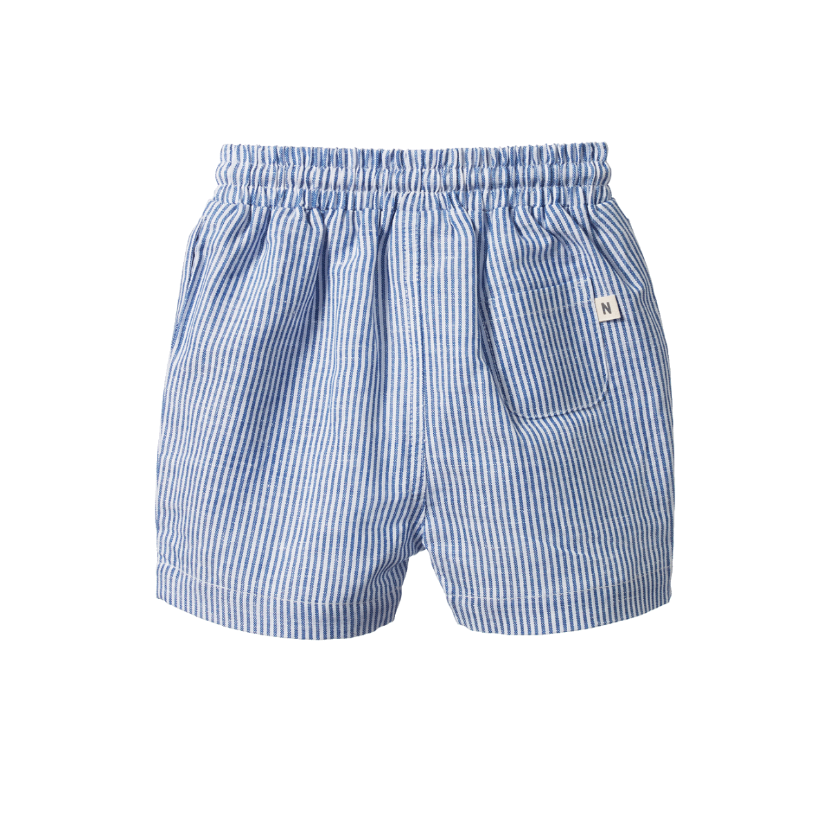 JAMES SHORTS LINEN | Blue Stripe | Nature Baby