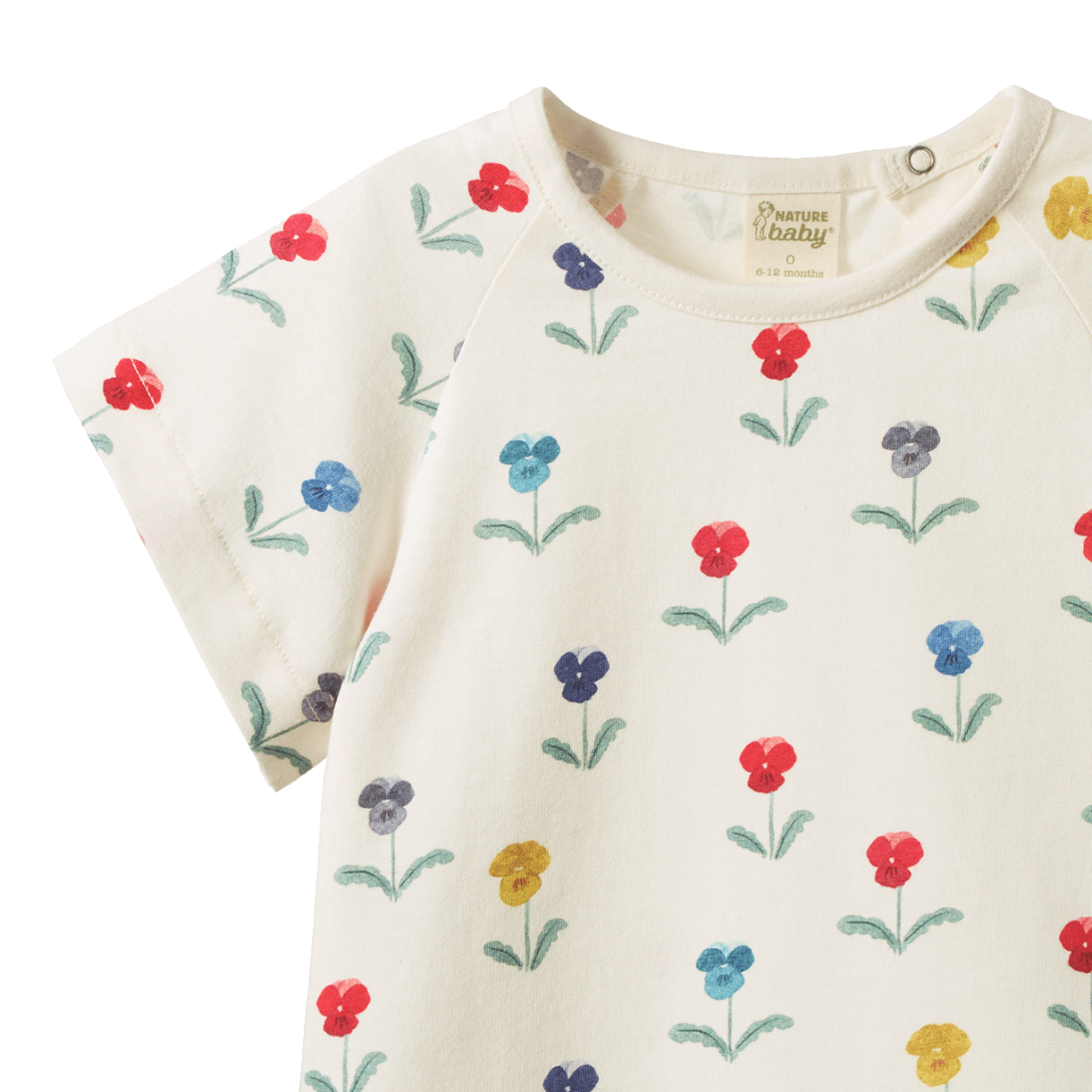 JUNIPER TEE - Delphine Blooms Print | Nature Baby