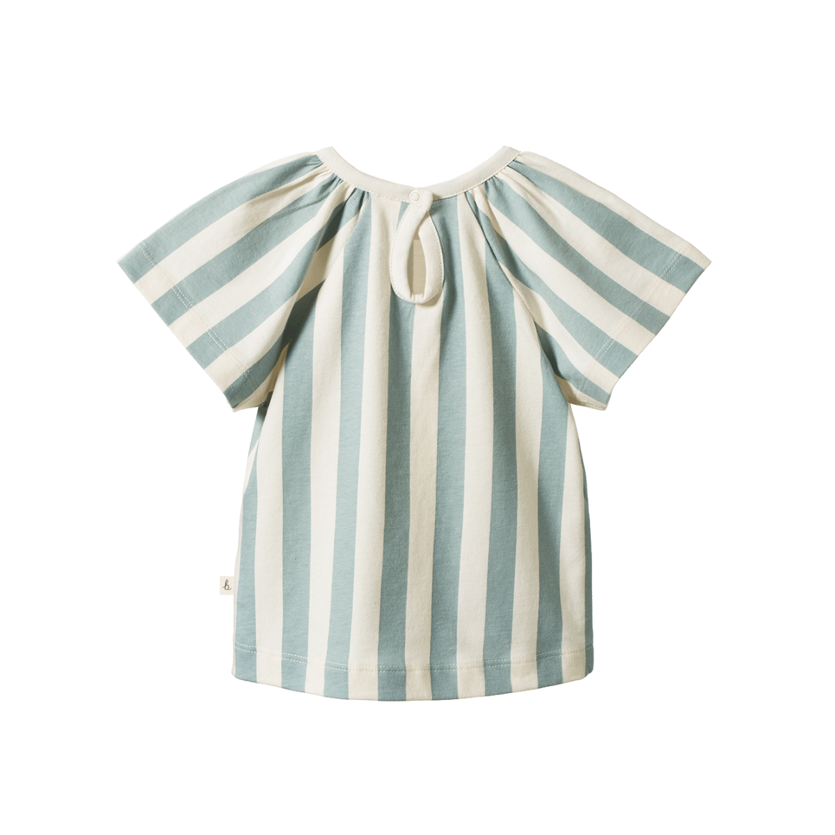 FAYE TEE. Star Dew Stripe | Nature Baby