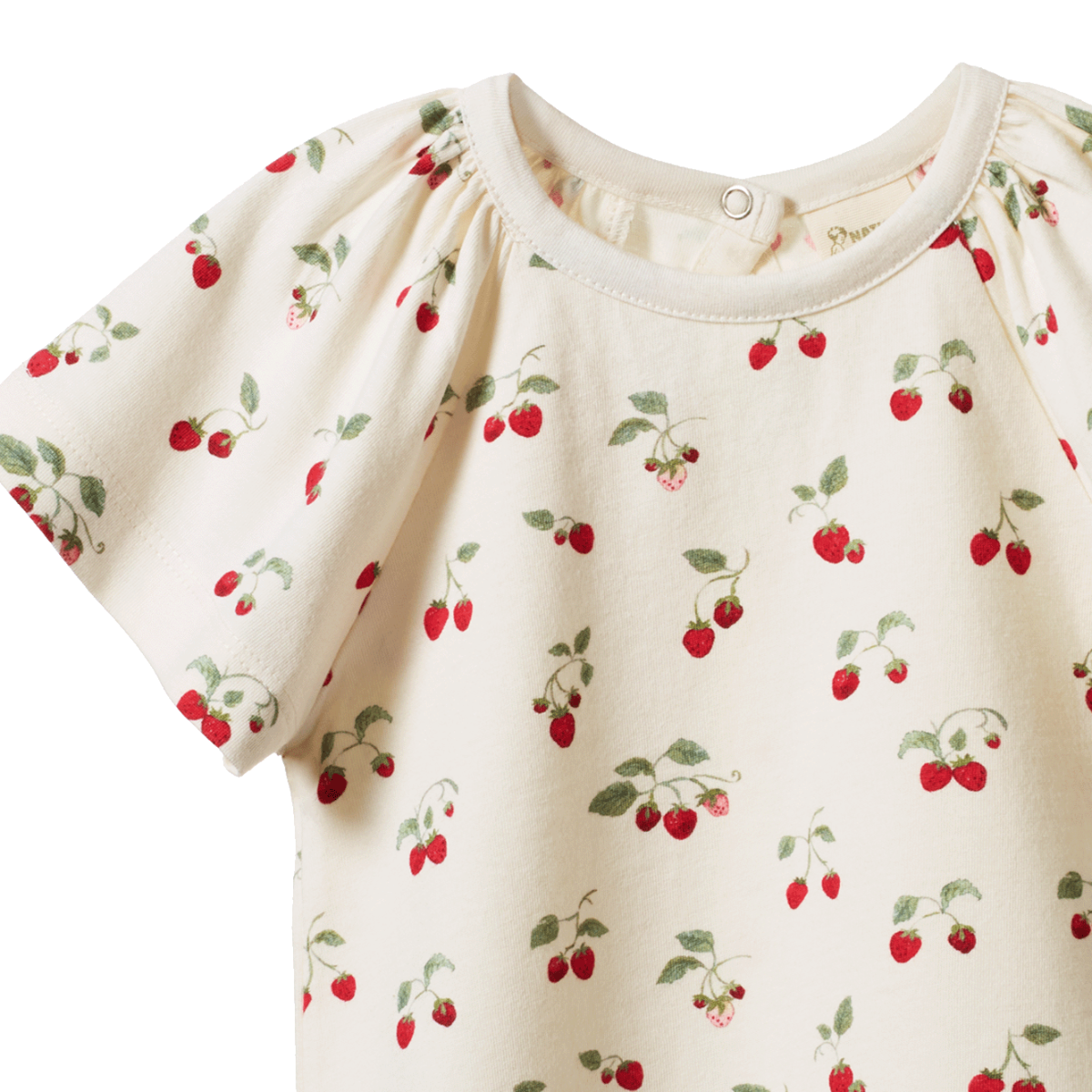 FAYE TEE. Strawberry Blush Print | Nature Baby
