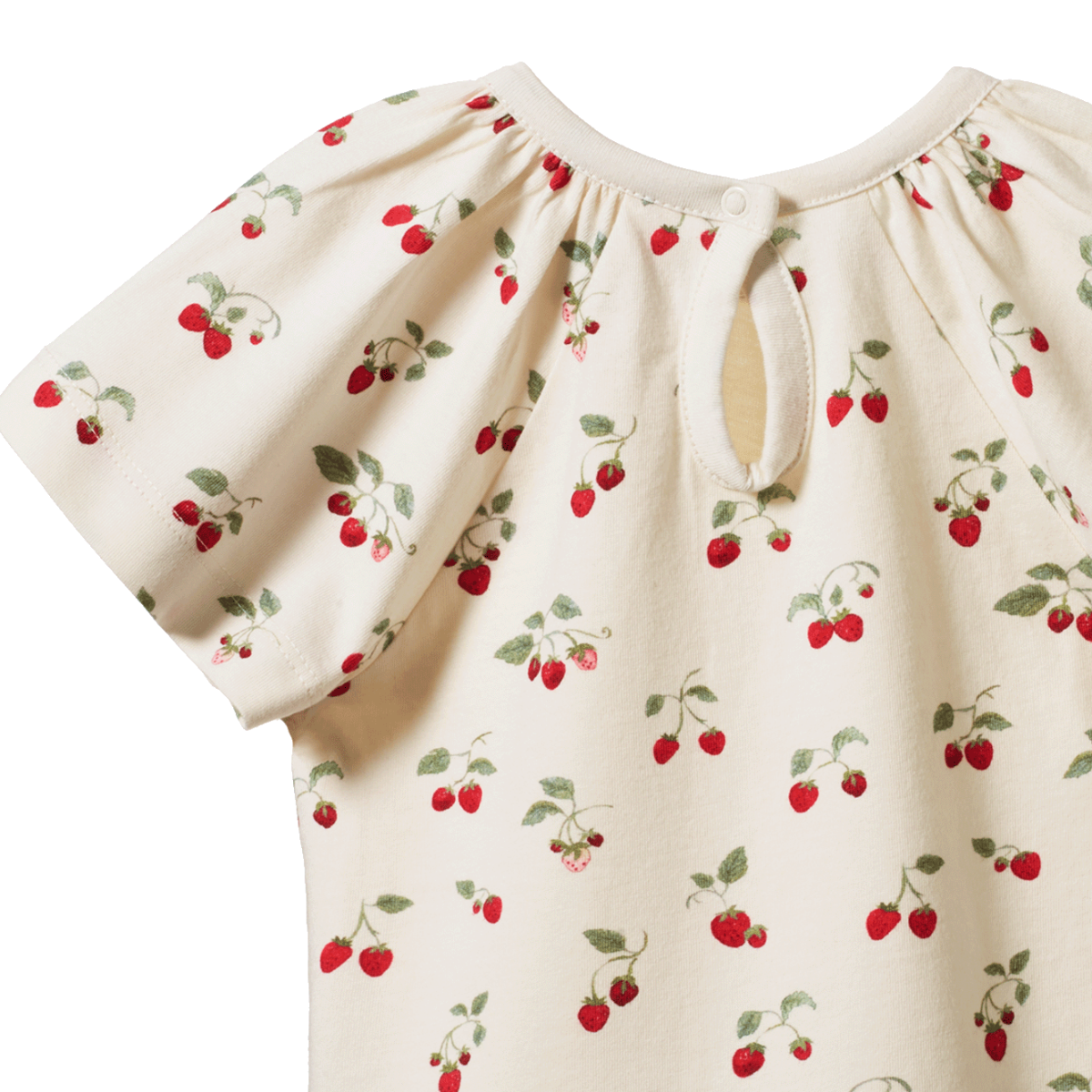FAYE TEE. Strawberry Blush Print | Nature Baby