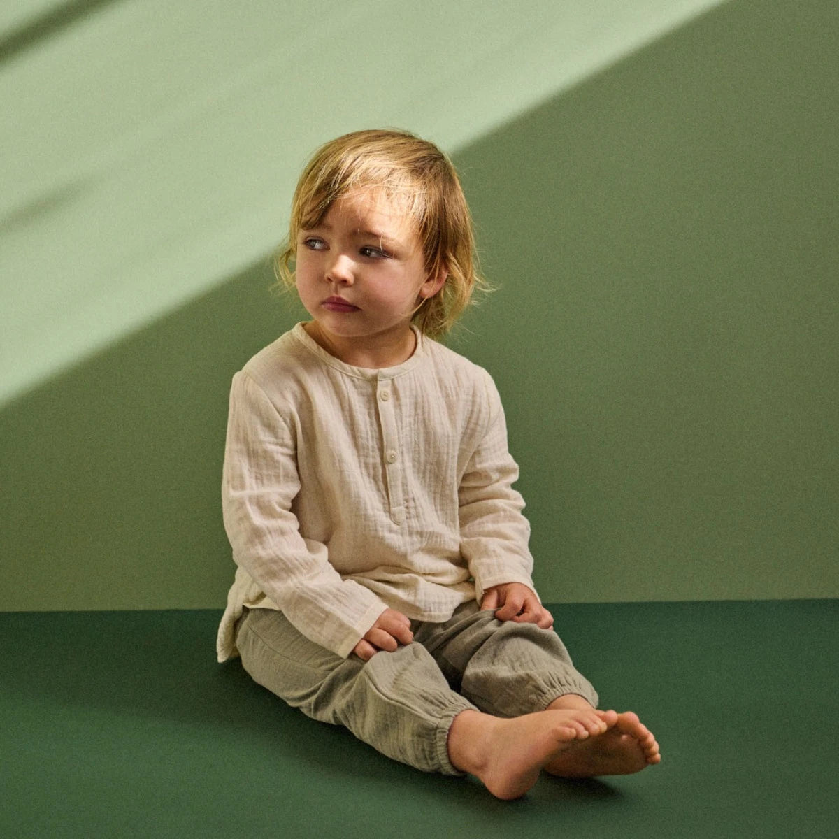 Caravan Shirt - Muslin - Natural | Nature Baby