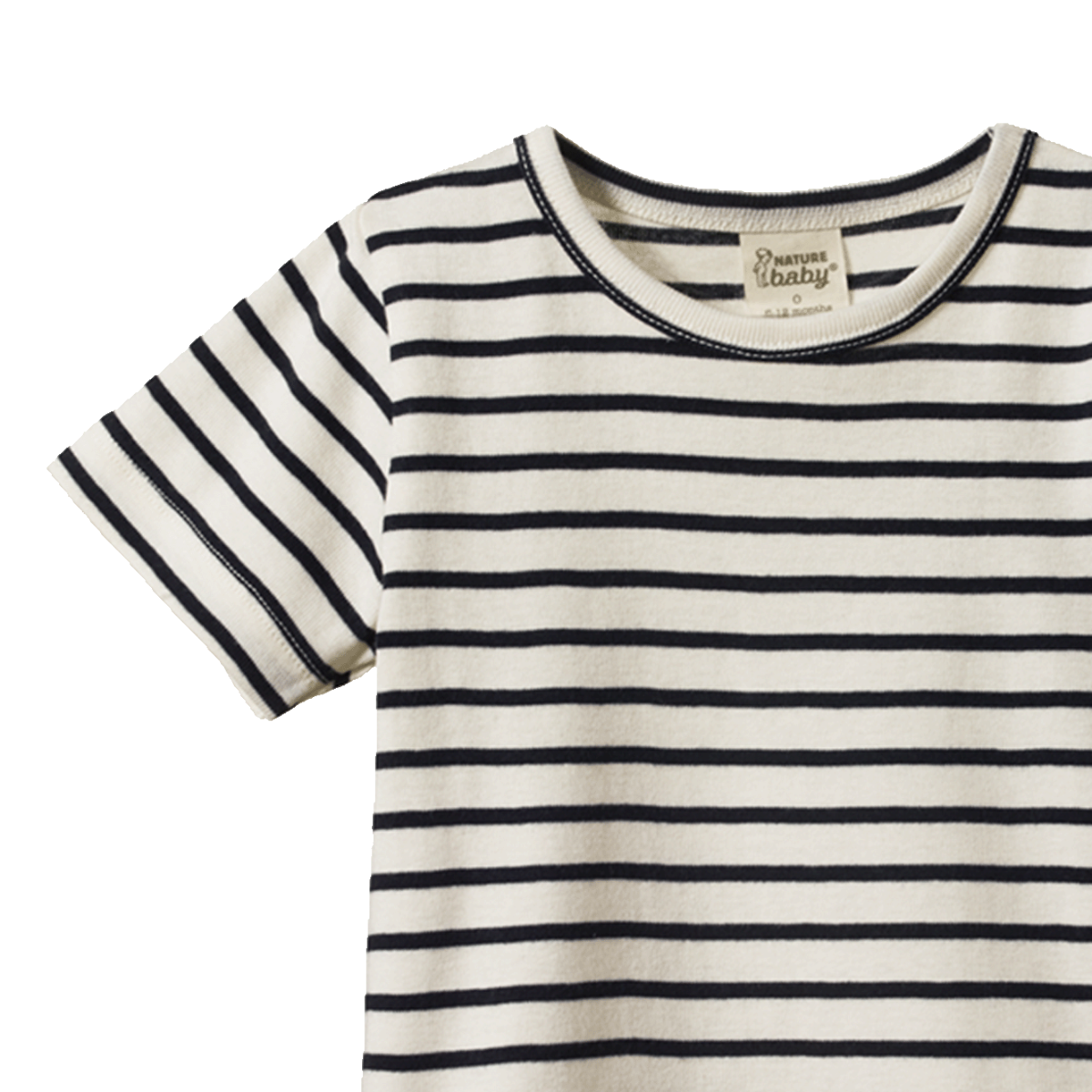 RIVER TEE - Navy Sailor Stripe | Nature Baby