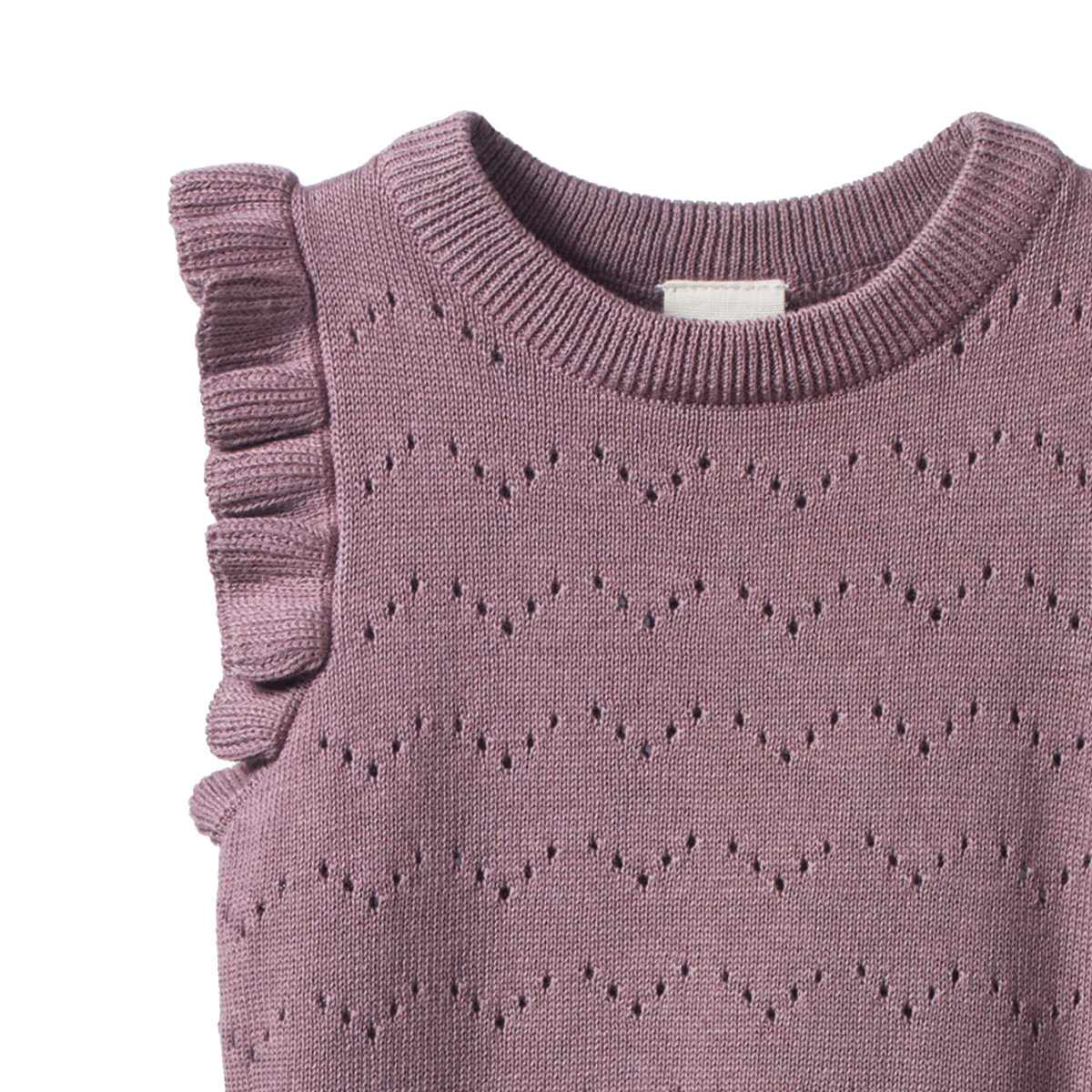 MATHILDE VEST Twilight Pointelle | Nature Baby