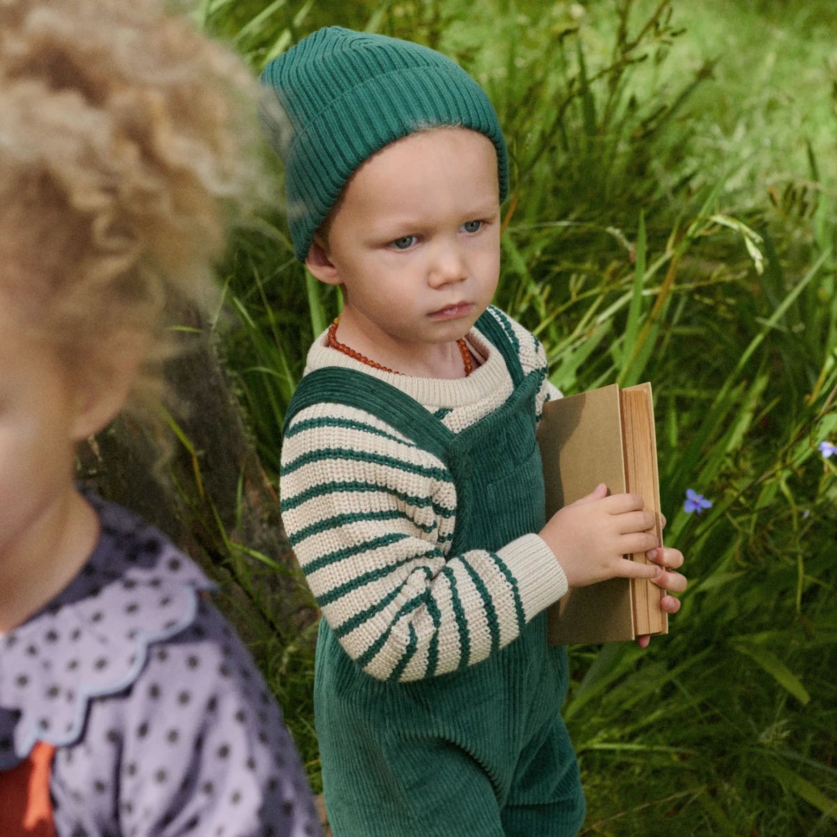 BILLY JUMPER || Pine Sailor Stripe |Nature Baby