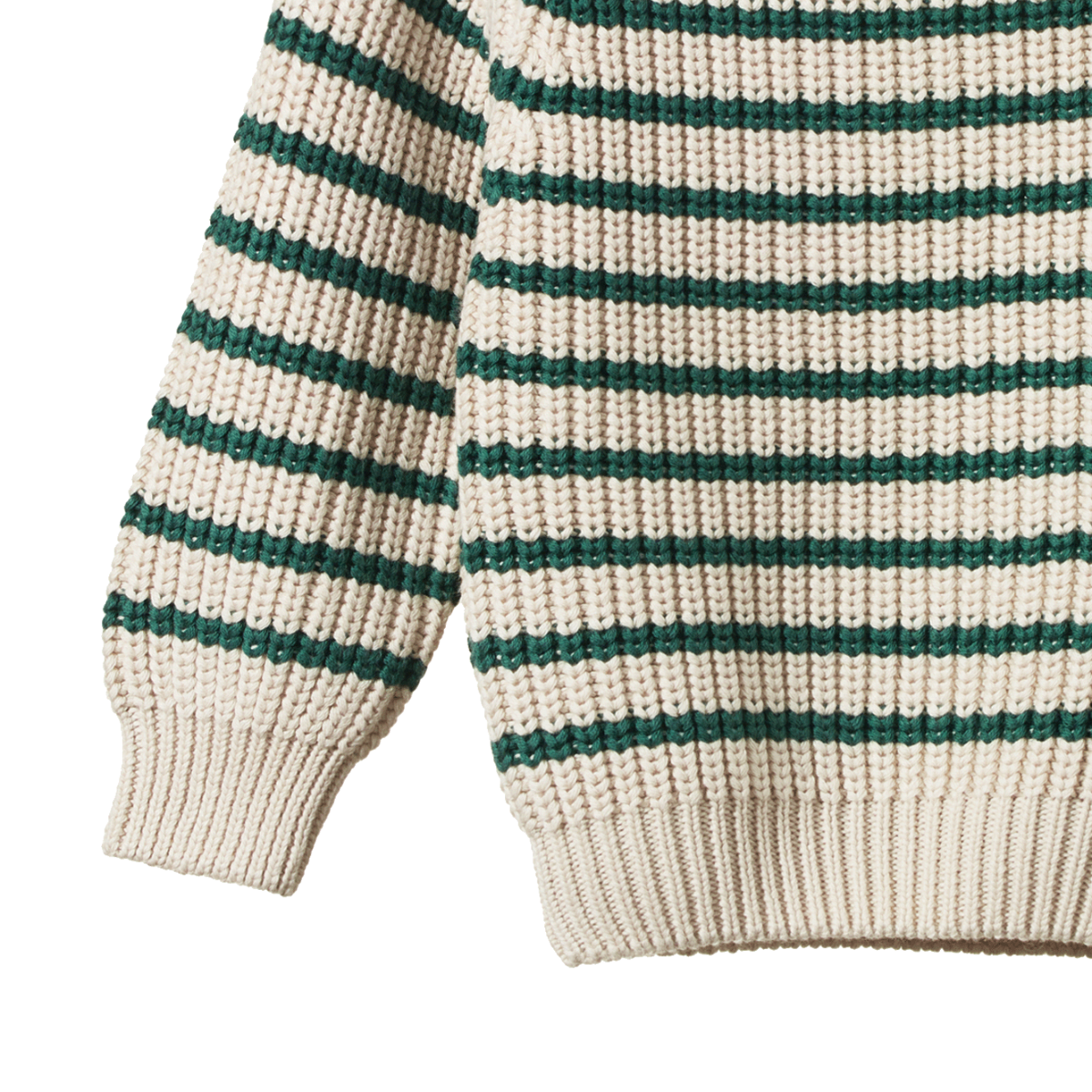 BILLY JUMPER || Pine Sailor Stripe |Nature Baby