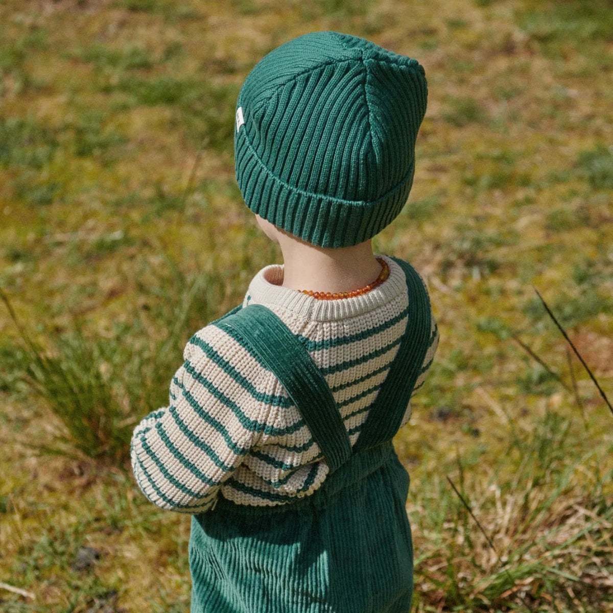 BILLY JUMPER || Pine Sailor Stripe |Nature Baby