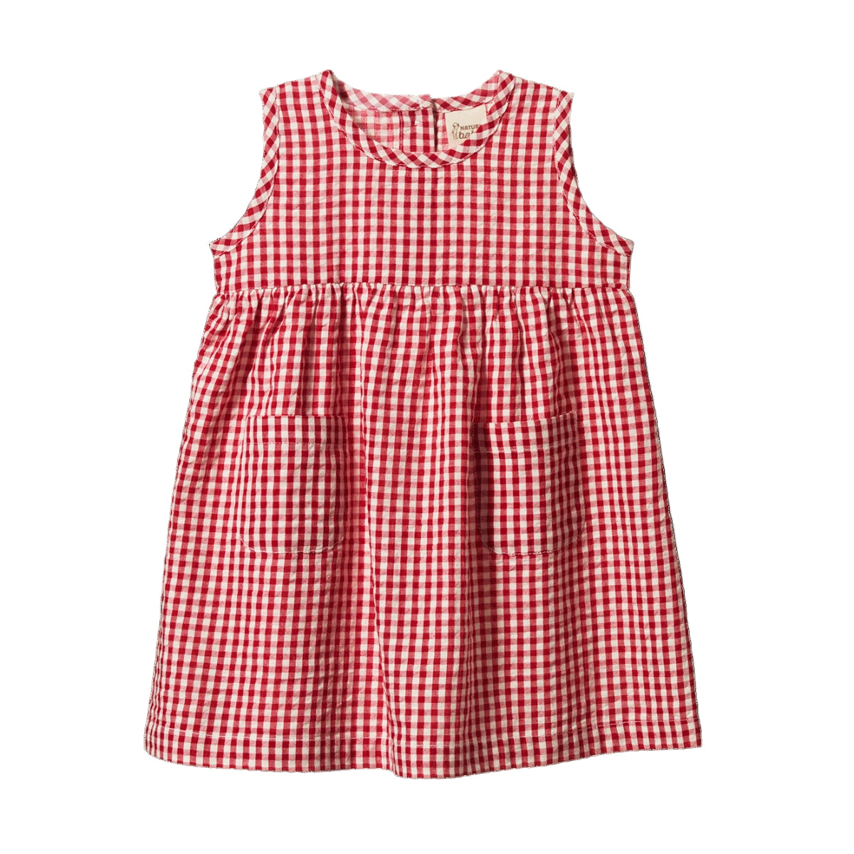 DOROTHY DRESS || RED CHECK | Nature Baby
