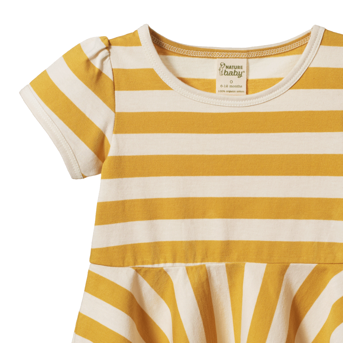 SEASIDE DRESS - Golden Sea Stripe | Nature Baby