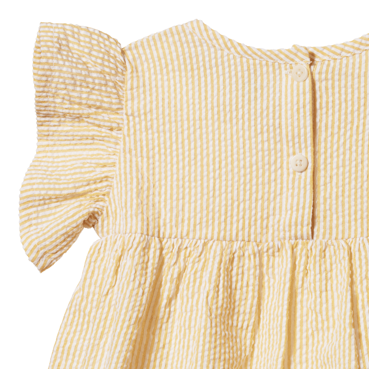 BONNIE DRESS | Golden Stripe | Nature Baby