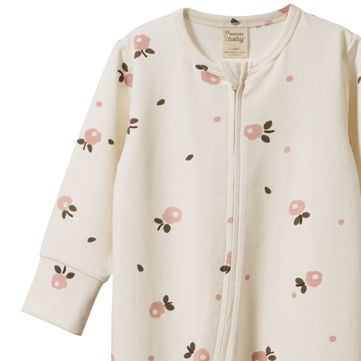 Dreamlands Suit Toddler - Posey Blossom Peach Print | Nature Baby
