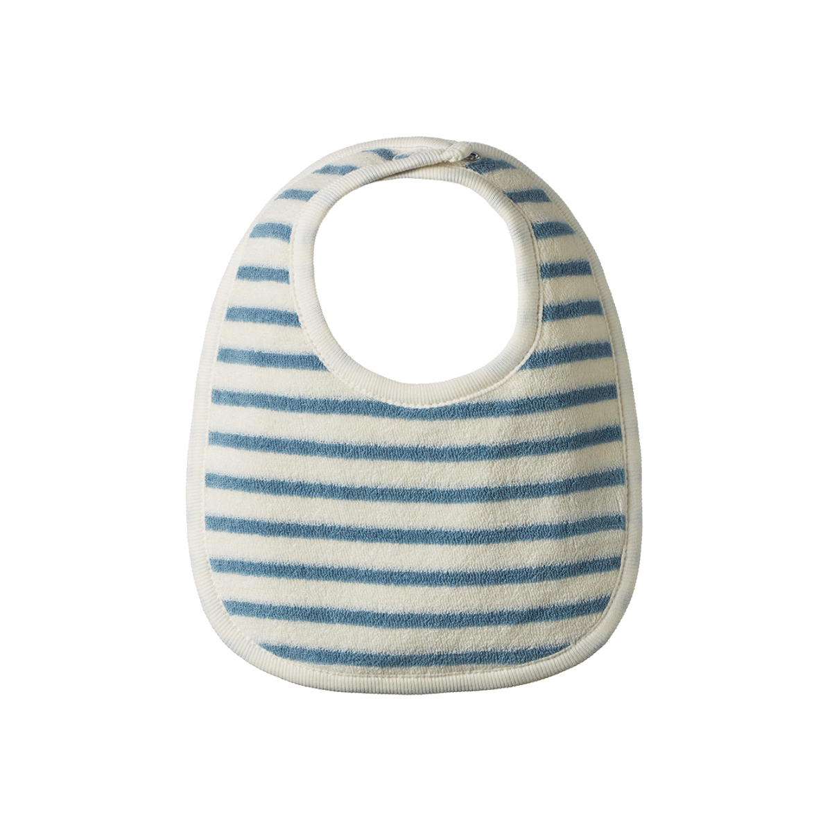 Dribble Bibs 3Pc - Powder Blue/Natural - 0-6M | Nature Baby