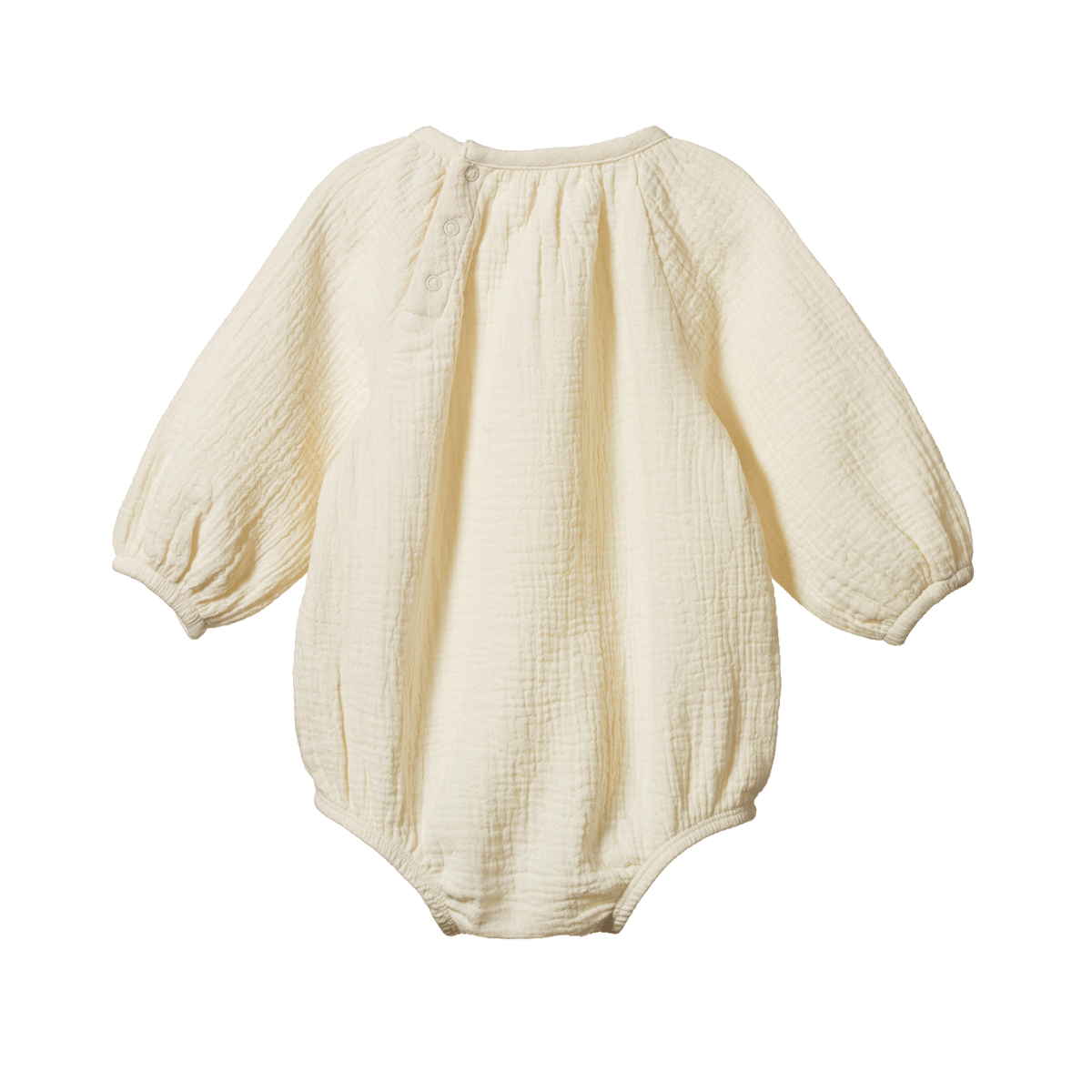Muslin Meadow Bodysuit - Natural | Nature Baby