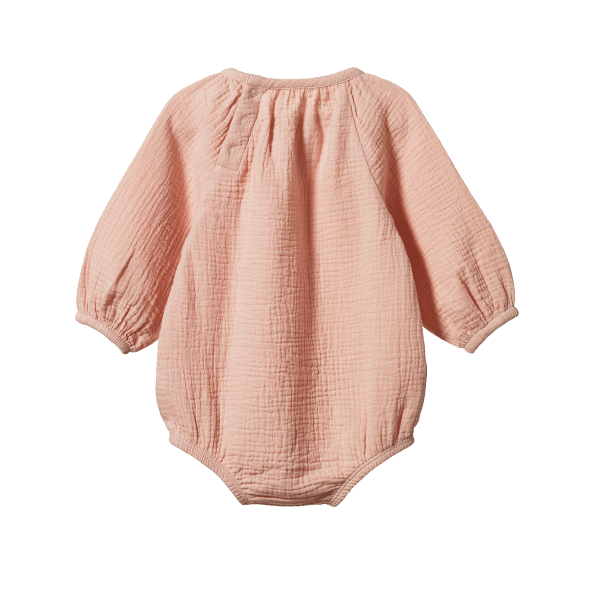 Muslin Meadow Bodysuit - Rose Dust | Nature Baby