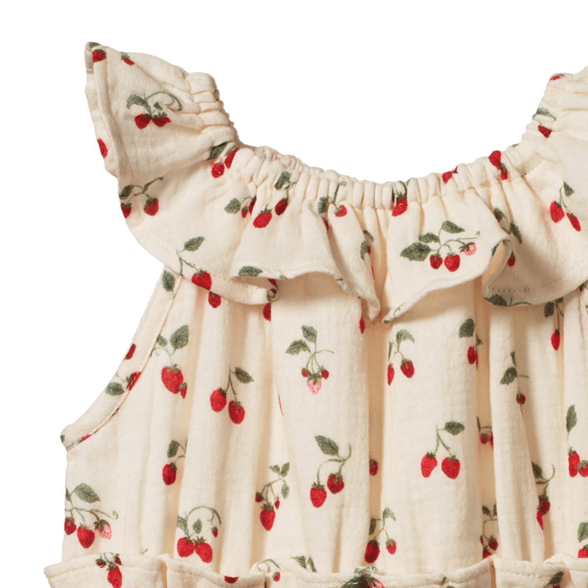 PLUM SUIT MUSLIN. Strawberry Blush | Nature Baby