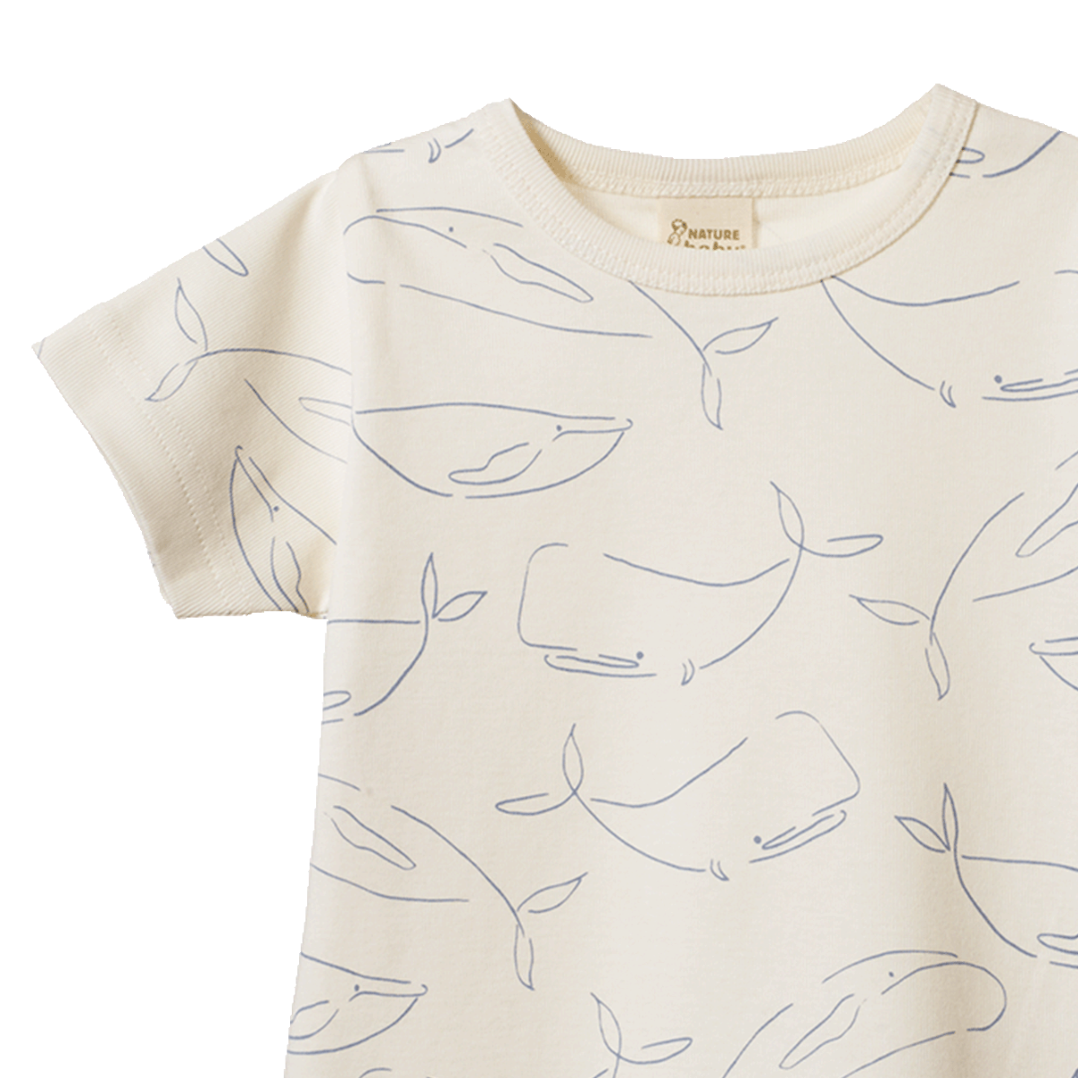 RIVER TEE || WHALE PRINT | Nature Baby