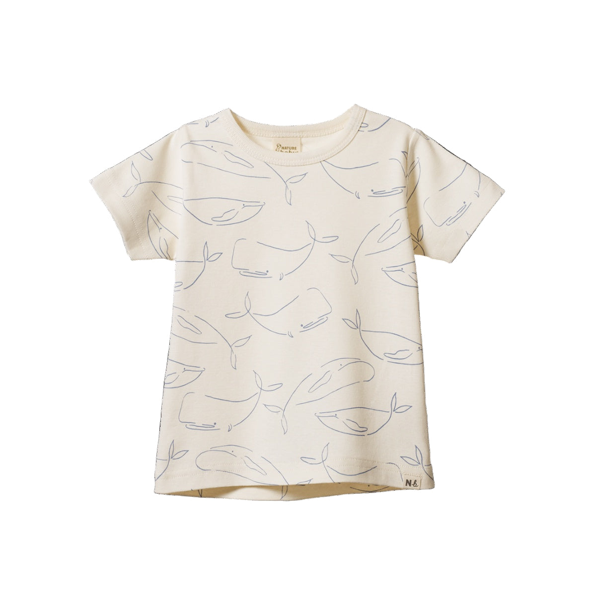 RIVER TEE || WHALE PRINT | Nature Baby